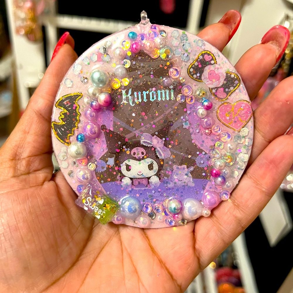 Large Kuromi Pendant Keyring